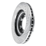 R1 Concepts 1993-1997 Lexus LX450 Front Left Drilled & Slotted Silver Brake Rotor by R1 Concepts 631-76116L