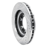 R1 Concepts 1993-1997 Lexus LX450 Front Right Drilled & Slotted Silver Brake Rotor by R1 Concepts 631-76116R