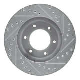 R1 Concepts 1993-1998 Toyota T100 Front Left Drilled & Slotted Silver Brake Rotor by R1 Concepts 631-76118L