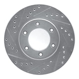 R1 Concepts 1993-1998 Toyota T100 Front Left Drilled & Slotted Silver Brake Rotor by R1 Concepts 631-76118L