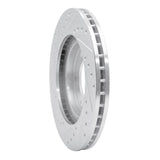 R1 Concepts 1993-1998 Toyota T100 Front Right Drilled & Slotted Silver Brake Rotor by R1 Concepts 631-76118R