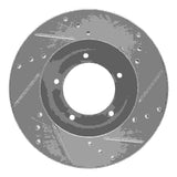 R1 Concepts 1995-2004 Toyota Tacoma Front Left Drilled & Slotted Silver Brake Rotor by R1 Concepts 631-76120L