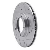 R1 Concepts 1995-2004 Toyota Tacoma Front Right Drilled & Slotted Silver Brake Rotor by R1 Concepts 631-76120R