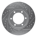 R1 Concepts 1995-2004 Toyota 4Runner Front Left Drilled & Slotted Silver Brake Rotor by R1 Concepts 631-76121L