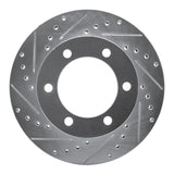 R1 Concepts 1995-2004 Toyota 4Runner Front Left Drilled & Slotted Silver Brake Rotor by R1 Concepts 631-76121L
