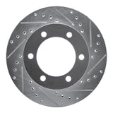 R1 Concepts 95-04 Toyota 4Runner Front Right Drilled & Slotted Silver Brake Rotor by R1 Concepts RNC-631-76121R