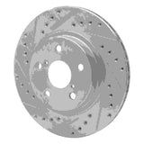 R1 Concepts 1996-2003 Toyota RAV4 Front Left Drilled & Slotted Silver Brake Rotor by R1 Concepts 631-76122L
