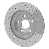 R1 Concepts 1996-2003 Toyota RAV4 Front Left Drilled & Slotted Silver Brake Rotor by R1 Concepts 631-76122L