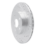 R1 Concepts 1996-2003 Toyota RAV4 Front Right Drilled & Slotted Silver Brake Rotor by R1 Concepts 631-76122R