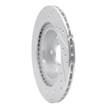 R1 Concepts 1996-2003 Toyota RAV4 Front Right Drilled & Slotted Silver Brake Rotor by R1 Concepts 631-76122R