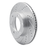 R1 Concepts 2000-2007 Toyota Tundra Front Left Drilled & Slotted Silver Brake Rotor by R1 Concepts 631-76124L