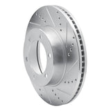 R1 Concepts 2000-2007 Toyota Sequoia Front Right Drilled & Slotted Silver Brake Rotor by R1 Concepts 631-76124R