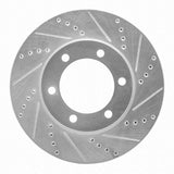 R1 Concepts 2000-2007 Toyota Sequoia Front Right Drilled & Slotted Silver Brake Rotor by R1 Concepts 631-76124R