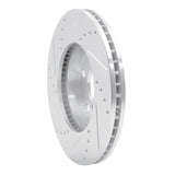 R1 Concepts 2001-2005 Toyota RAV4 Front Right Drilled & Slotted Silver Brake Rotor by R1 Concepts 631-76125R