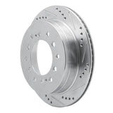 R1 Concepts 2001-2009 Lexus GX470 Rear Right Drilled & Slotted Silver Brake Rotor by R1 Concepts 631-76127R