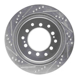 R1 Concepts 2001-2009 Lexus GX470 Rear Right Drilled & Slotted Silver Brake Rotor by R1 Concepts 631-76127R