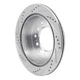 R1 Concepts 2001-2009 Lexus GX470 Rear Right Drilled & Slotted Silver Brake Rotor by R1 Concepts 631-76127R