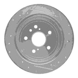 Dynamic Friction 2004-2009 Lexus RX400h Rear Left Drilled & Slotted Silver Brake Rotor by Dynamic Friction Company 631-76130L