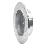 Dynamic Friction 2004-2005 Toyota RAV4 Rear Right Drilled & Slotted Silver Brake Rotor by Dynamic Friction Company 631-76132R
