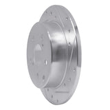 Dynamic Friction 2006-2018 Lexus HS250H Rear Right Drilled & Slotted Silver Brake Rotor by Dynamic Friction Company 631-76134R