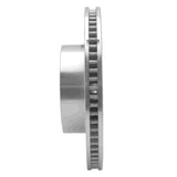 Dynamic Friction 2007-2022 Lexus LX570 Front Left Drilled & Slotted Silver Brake Rotor by Dynamic Friction Company 631-76136L