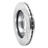 Dynamic Friction 2005-2010 Hino 185 Rear Right Drilled & Slotted Silver Brake Rotor by Dynamic Friction Company 631-76146R