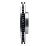 Dynamic Friction 2018-2025 Lexus UX200 Front Right Drilled & Slotted Silver Brake Rotor by Dynamic Friction Company 631-76154R