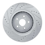 R1 Concepts 20-24 Toyota Highlander Hybrid Front Right Drilled & Slotted Silver Brake Rotor by R1 Concepts RNC-631-76158R
