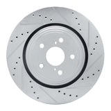 R1 Concepts 20-24 Toyota Highlander Hybrid Front Right Drilled & Slotted Silver Brake Rotor by R1 Concepts RNC-631-76158R