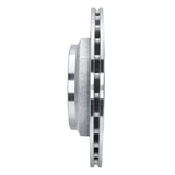 Dynamic Friction 2014-2016 Maserati Ghibli Rear Left Drilled & Slotted Silver Brake Rotor by Dynamic Friction Company 631-79003L