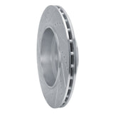 Dynamic Friction 2014-2016 Maserati Ghibli Rear Right Drilled & Slotted Silver Brake Rotor by Dynamic Friction Company 631-79003R