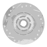 R1 Concepts 1979-1983 Mazda RX-7 Front Right Drilled & Slotted Silver Brake Rotor by R1 Concepts 631-80001R