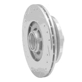 R1 Concepts 1979-1983 Mazda RX-7 Front Right Drilled & Slotted Silver Brake Rotor by R1 Concepts 631-80001R