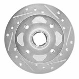 R1 Concepts 1979-1982 Mazda 626 Front Right Drilled & Slotted Silver Brake Rotor by R1 Concepts 631-80002R