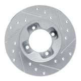 R1 Concepts 1981-1985 Mazda GLC Front Left Drilled & Slotted Silver Brake Rotor by R1 Concepts 631-80005L