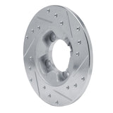 R1 Concepts 1981-1985 Mazda GLC Front Left Drilled & Slotted Silver Brake Rotor by R1 Concepts 631-80005L