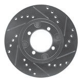 R1 Concepts 1983-1987 Mazda 626 Front Left Drilled & Slotted Silver Brake Rotor by R1 Concepts 631-80010L