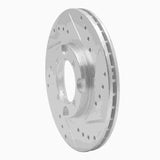 R1 Concepts 1983-1987 Mazda 626 Front Right Drilled & Slotted Silver Brake Rotor by R1 Concepts 631-80010R