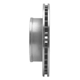 R1 Concepts 1986-1988 Mazda RX-7 Front Left Drilled & Slotted Silver Brake Rotor by R1 Concepts 631-80012L