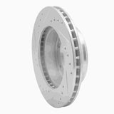 R1 Concepts 1986-1988 Mazda RX-7 Front Right Drilled & Slotted Silver Brake Rotor by R1 Concepts 631-80012R