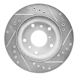 R1 Concepts 1988-1992 Ford Probe Front Left Drilled & Slotted Silver Brake Rotor by R1 Concepts 631-80016L