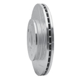 R1 Concepts 1988-1992 Ford Probe Front Right Drilled & Slotted Silver Brake Rotor by R1 Concepts 631-80016R