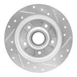 R1 Concepts 1988-1992 Ford Probe Rear Left Drilled & Slotted Silver Brake Rotor by R1 Concepts 631-80017L