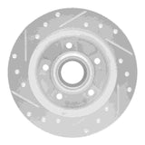 R1 Concepts 1988-1992 Ford Probe Rear Right Drilled & Slotted Silver Brake Rotor by R1 Concepts 631-80017R