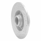 R1 Concepts 1988-1992 Ford Probe Rear Right Drilled & Slotted Silver Brake Rotor by R1 Concepts 631-80017R