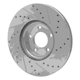 R1 Concepts 1988-1991 Mazda 929 Front Left Drilled & Slotted Silver Brake Rotor by R1 Concepts 631-80018L