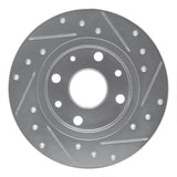 R1 Concepts 1990-1993 Mazda Miata Rear Left Drilled & Slotted Silver Brake Rotor by R1 Concepts 631-80023L