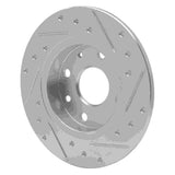 R1 Concepts 1990-1993 Mazda Miata Rear Left Drilled & Slotted Silver Brake Rotor by R1 Concepts 631-80023L