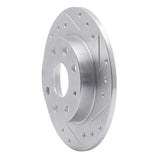R1 Concepts 1990-1993 Mazda Miata Rear Right Drilled & Slotted Silver Brake Rotor by R1 Concepts 631-80023R
