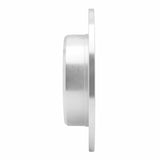 R1 Concepts 1989-1991 Mazda RX-7 Rear Left Drilled & Slotted Silver Brake Rotor by R1 Concepts 631-80024L